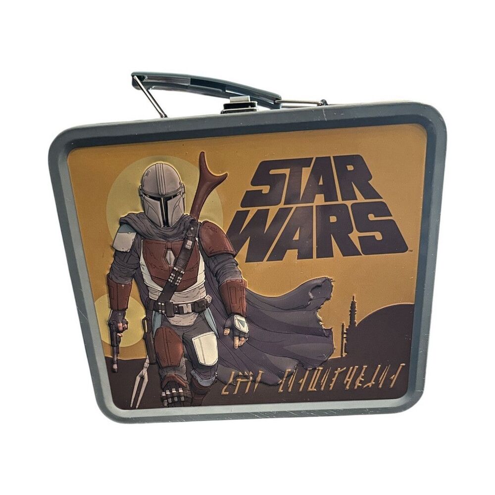 Star Wars The Mandalorian Metal Lunchbox Tin Box